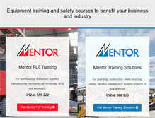 Tablet Screenshot of mentortraining.co.uk
